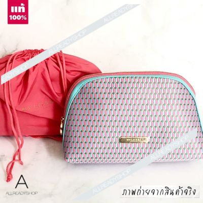 🥇Best Seller🥇  ของแท้ รุ่นใหม่   Bvlgari  Beauty Pouch BAG + ถุงผ้า  ( สินค้าเป็นของแท้จากเคาท์เตอร์   )    กระเป๋าเครื่องสำอาง