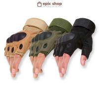 [EPICSHOPZ] แท้/ส่งไว? ถุงมือ ถุงมือทหาร ถุงมือยุทธวิธี สำหรับฟิตเนส ขี่มอเตอร์ไซค์ ถุงมือกีฬา Airsoft Half Finger Combat tactical Gloves