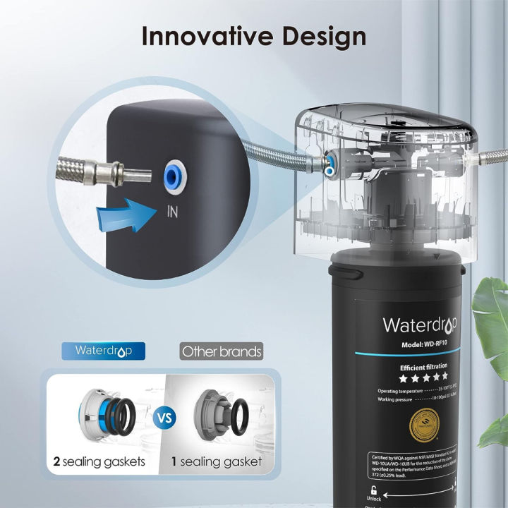 waterdrop-10ua-under-sink-water-filter-system-reduces-lead-chlorine-bad-taste-amp-odor-under-counter-water-filter-direct-connect-to-kitchen-faucet-nsf-ansi-42-certified-8k-gallons-usa-tech-black-basic