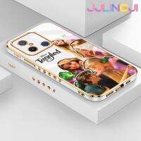 Jlingji เคสสำหรับ Xiaomi Redmi 12C Redmi A1 Redmi S2ลายการ์ตูนสโนว์ไวท์ใหม่กรอบสี่เหลี่ยมพื้นผิวเคสซิลิกาเจลนิ่มกันกระแทกเคสมือถือฝาครอบป้องกันเลนส์กล้องถ่ายรูปรวมทุกอย่าง