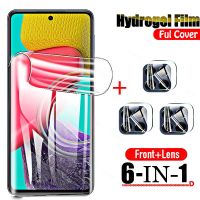 For Samsung Galaxy M52 5G Hydrogel Film Front Screen Protector on For Samsung M53 M 53 6.7 quot; M 52 52M Camera Lens Protective Film