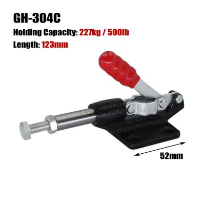 GH-304 Quick Release Toggle Clamp 500-800lb Antislip Vertical Toggle Clip Woodworking Carpentry Clamping Tools