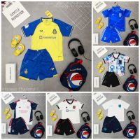 □☍ Al Nassr Football Club Childrens Soccer Suits In Yellow High Quality - Childrens Football Shirt Recruiting France Italian