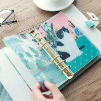 1Set Fresh Clear Style Diary Paper Planner Binders A5 A6 Loose Leaf Notebook Divider Index Separator School Students Supplies