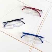 1.6x Fangdajing Magnifying Reading Glasses PC Rimless Frame Protective Presbyopic Glasses For Men Women Unisex Frame 200 250 anti radiation Reading Glasses