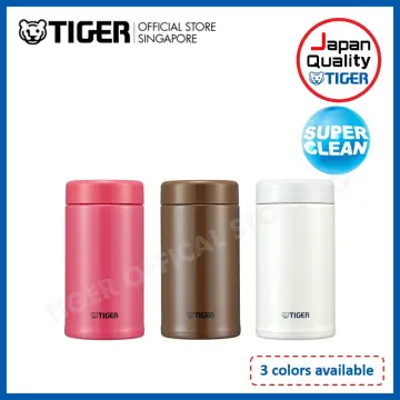 Tiger Thermos Water Bottle 480ml TIGER Mug Bottle One Touch Lightweight  MKA-K048WK White