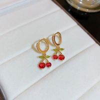 cherry wine - morning.earrings