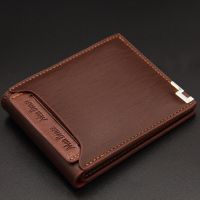 【CC】 Mens Short Wallet Fashion Multi-card Holder Multi-Functional Card Soft Leather