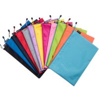 A4 Pocket Folders Oxford Fabric Waterproof Folders Papers Books Storage Bag Folder Document Cover Case Enveloppe Budget Sleeve