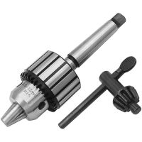 Flat Tail Morse Cone MT2 B16 Morse Tapper Shank Drill Chuck 0.5-13mm Heavy Duty Taper Arbor Milling Tool