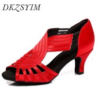 hot【DT】 DKZSYIM Shoes Latin Woman Ballroom Dancing heel Soft Bottom Sneaker