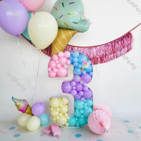 28.74Inch Number Balloon Frame 1st Birthday Decoration DIY Mosaic Balloon Filling Box Anniversary Party Baby Shower Supplies