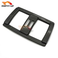 For BMW F20 F21 F22 F23 F30 F34 F36 GT 2014-2016 Carbon Fiber Interoir Rear Center Console Air Condition Vent Outlet Frame Cover