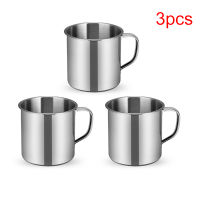 Jay 6pcs Outdoor Camping Hiking Tea Mug Cup Stainless Steel Coffee Cup