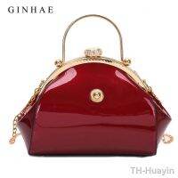 【hot】▨✁  Luxury Patent Leather Brand Designer Handbag Shoulder Ladies Wedding Clutch Sac Crossbody