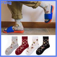 RANG Unisex Jacquard Winter Warm Stocking Owl Socks Cotton Cute Animal