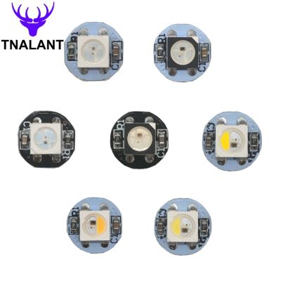 10-200pcs WS2812B RGB LED Chip WS2811 IC SK6812 Built-in RGBWW RGBNW RGBW LED Chip 5050 SMD BlackWhite PCB DC5V