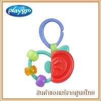 Playgro ของเล่นเด็ก ยางกัด รูปแอปเปิ้ล In My Garden Apple Rattle