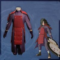 Anime NARUTO Uchiha Madara Cosplay Battle Suit Halloween Party Naruto Full Set Costume QC7311403