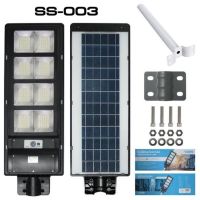 XAC ไฟโซลาเซลล์ โคมไฟถนนโซล่าเซลล์ SOLAR STREET LAMP รหัส SS-003 Solar light  โซล่าเซล