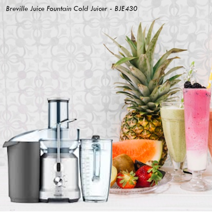 Breville Juice Fountain Cold Juicer BJE430 Lazada