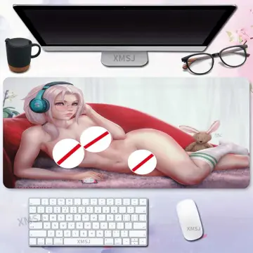 Mouse Pad em Tecido - Anime Girl - Espadachim - Loja NerdStop