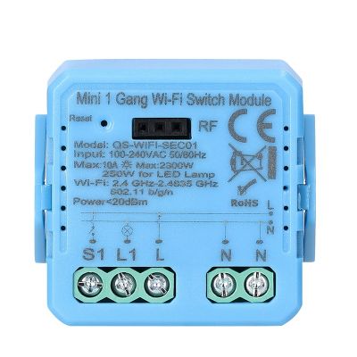 Tuya Switch Module Electrical Appliance Switch Control Module Mobilephone APP for Alexa Google Control