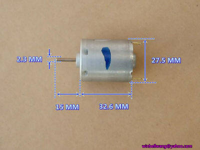 【Worth-Buy】 มอเตอร์แปรงถ่านขนาด27.5*33มม. จอ Dc Rs-360sh 12V 4000รอบต่อนาที24V 8500Rpm ความเร็วต่ำ