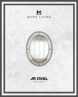 Muro Living กระจกตกแต่งดีไซส์ รุ่น JR OVAL