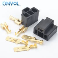 H4 9003 HB2 3Pin 7.8mm Terminal Car connector Auto Lamp Male Connector Plug HID Bulb Ballast Adaptor socket plug Electrical Connectors