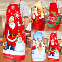 New Hot-selling Santa Claus Apron Christmas Tree Dinner Decoration Men and Women Home Kitchen Cooking Baking Oil-proof Apron Aprons