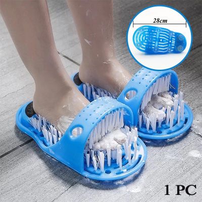 Sandal Mandi Plastik Sandal Pijat Kaki Sepatu Mandi Sikat Kaki Scrubber Spa Alat Perawatan Kaki Menghilangkan Kulit Mati