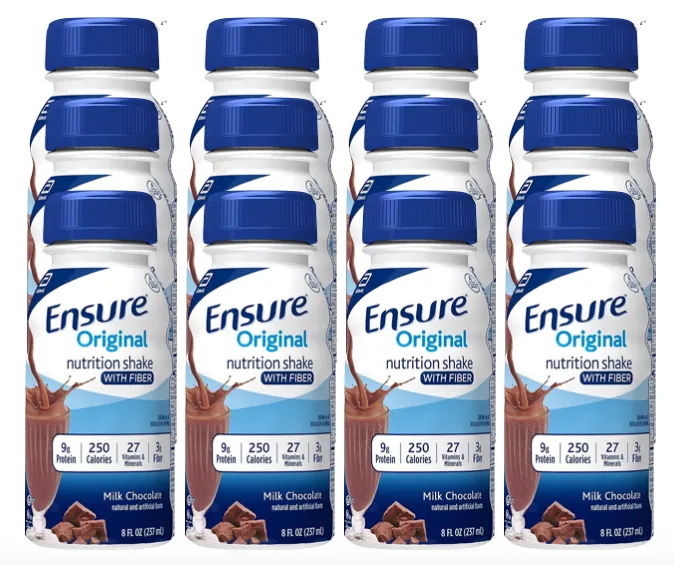 Ensure Original Milk Chocolate Nutrition Shake 237ml Set Of 12 Lazada Ph