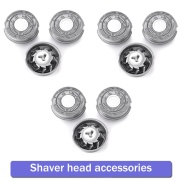 9 PCS Shaving Shaver Head Double Ring Blade for Flyco Razor FR8