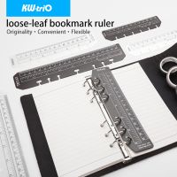 KW triO 3pcs Creative Loose Leaf Notebook Bookmark Ruler Index Ruler Separator Mark Flexible Measurement Portable A5 A6 A7 Ruler