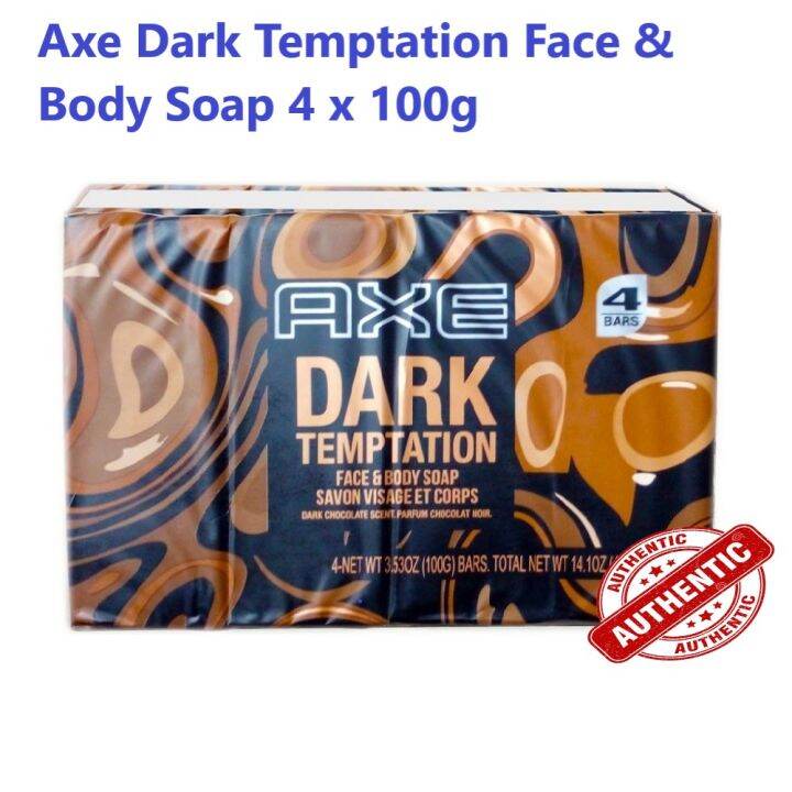 Axe Dark Temptation Face & Body Soap 4 x 100g | Lazada PH