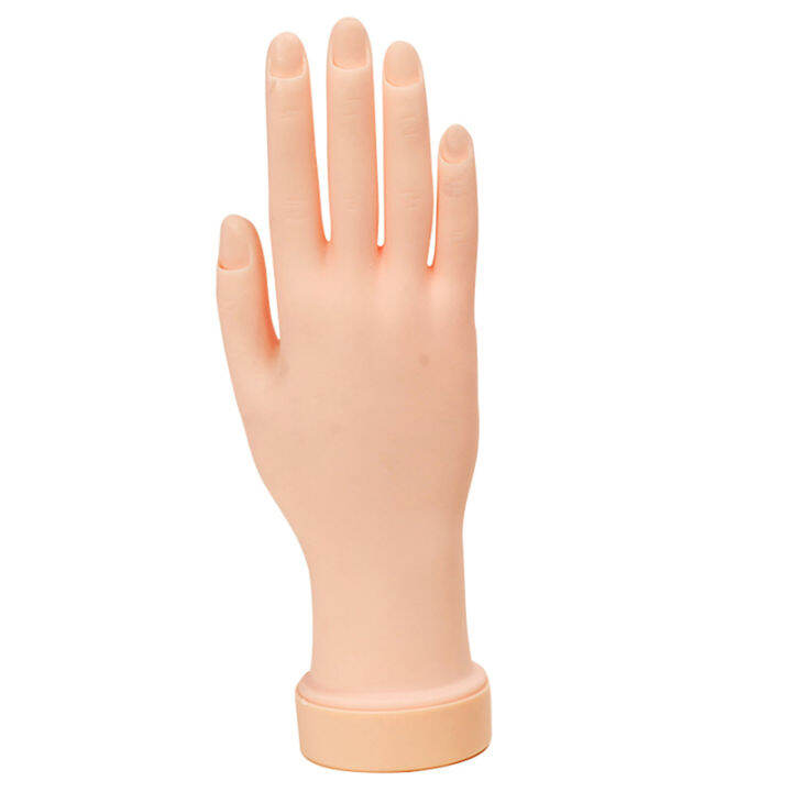 🎀jiajia01🎀 Fake Hand For Nail Art Training And Display Movable Practice