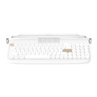 B309 Bluetooth Wireless Keyboard Portable Retro Keyboard for Laptop Tablet Phone Charging Models Ivory Yellow