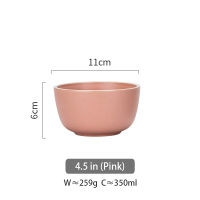 4.56.58inch European Porcelain Bowl For Grain Fruit Salad Kitchen Cereal Soup Bowl Instant Noodles Bowls Microwave Oven Safe