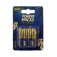 Toys R Us Power Packs พาวเวอร์ แพ็ค ถ่านอัลตร้าอัลคาไลน์ AAA 8 ก้อน(927506),12 ก้อน(927508)