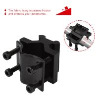 BKing 100% Original Tactical Adjustable Bipod Adapter With 20mm Rail Barrel Tube Mount For Picatinny Weaver Scope Flashlights Sight Torch