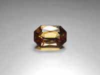 พลอยซิทริน(Citrine) ทรง Emerald cut หนัก 6.90 กะรัต ขนาด 9x8x13 mm. พลอยแท้ 100% เนื้อดี ราคาถูก