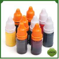 CHE24 8ml 9 Color ร้อน สีสัน อุปกรณ์สำนักงานโรงเรียน งานฝีมือ DIY น้ำมัน หมึกเติมแฟลช เครื่องปั๊ม ซีลไวแสง สมุดภาพ