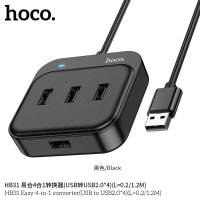 HOCO HB31 USB Hub Hoco HB31 Easy 4-in-1 converter(USB to USB 2.0*4)