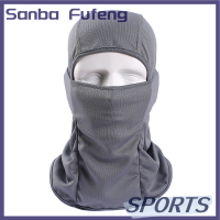 Sanba หมวกกันน็อคหน้ากากลายพรางแบบ Airsoft Seluruh Wajah Balaclava Paintball ขี่จักรยานผ้าพันคอเดินป่าตกปลาสโนว์บอร์ดหน้ากากสกีหมวกผู้ชายผู้หญิง