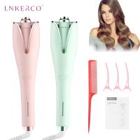 Lnkerco Hair Curler Multi-Automatic Hair Curling Iron LCD Ceramic Rotating Hair Waver Magic Curling Wand Irons Hair Styling Tool