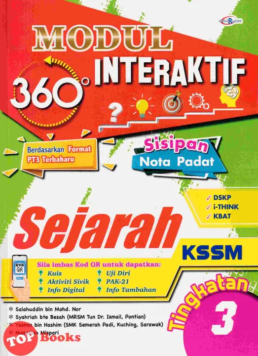 [TOPBOOKS Cemerlang] Modul 360 Interaktif Sejarah Tingkatan 3 KSSM ...