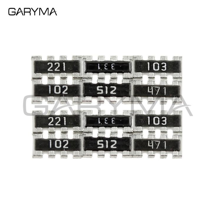 100pcs 8P4R 0603 Network Chip Resistor Arrays 22R 33R 47R 150R 100R 200R 300R 330R 470R 1K 1.5K 3K 4.7K 5.1K 6.8K 10K 100K 470K