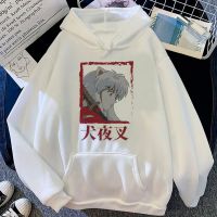 Inuyasha Hoodies ผู้หญิง,อะนิเมะฮาราจูกุมีฮู้ดสไตล์เกาหลี