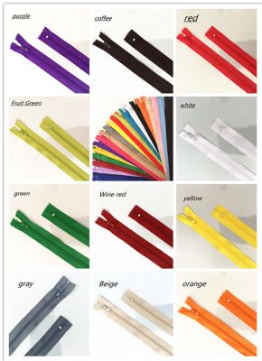 20pcs (4-12 inches) 10-30CM Nylon Coil Zipper Tailor Sewer Craft Crafter (20 colour) Door Hardware Locks Fabric Material